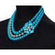Perlen-Halskette Türkis 