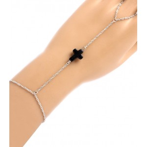 Sklavenarmband, mit Kreuz